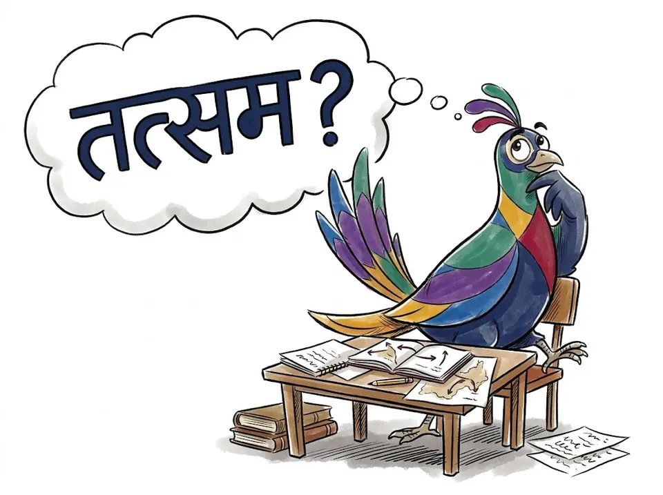 तत्सम शब्दबारे सोच्दै गरेको डाँफे